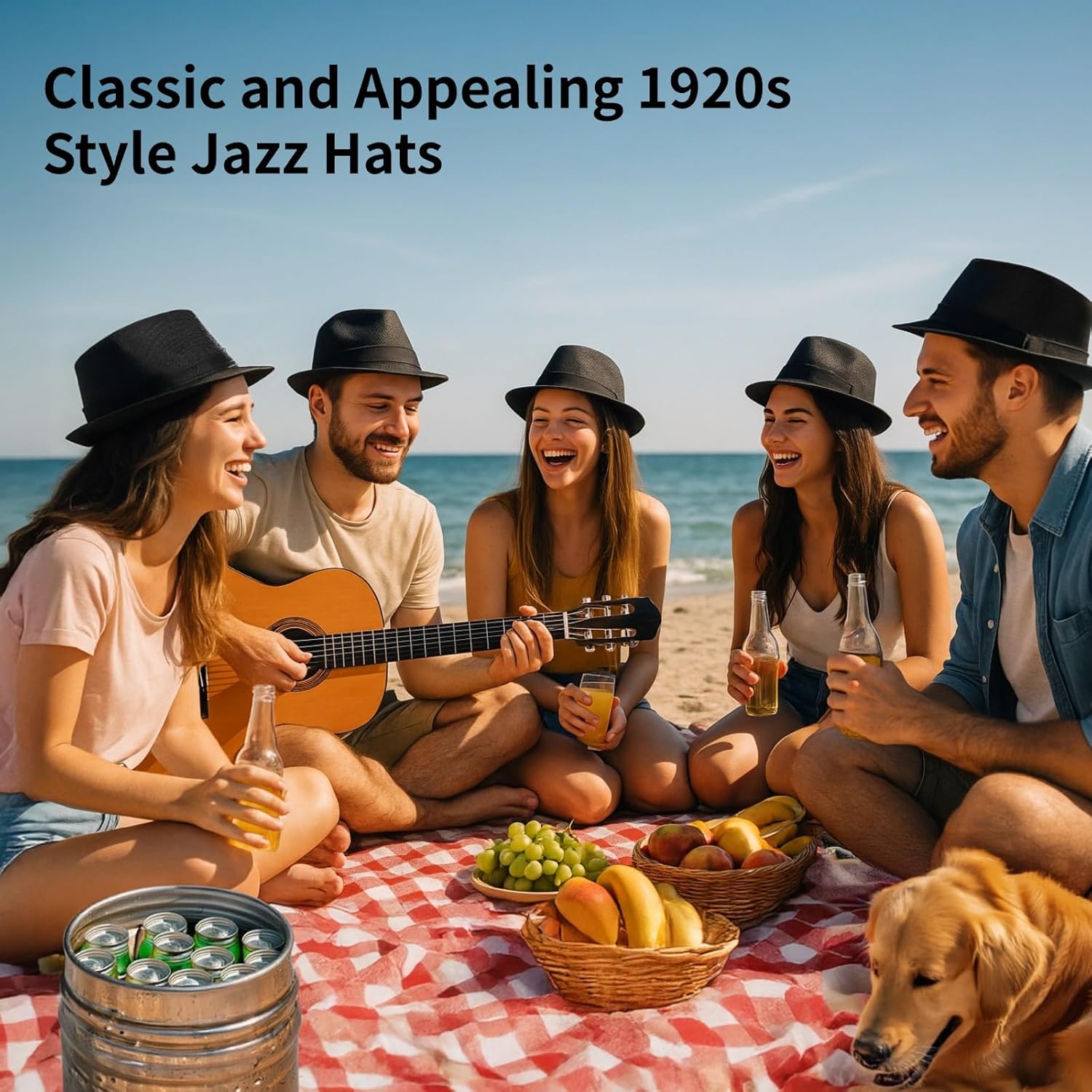 12 Pcs Men's Fedora Hats, 1920s Style Jazz Hats, Black Straw Hats with Satin Band, Breathable Sun Hats for Outdoor Activities, Parties, and Travel - Image 2