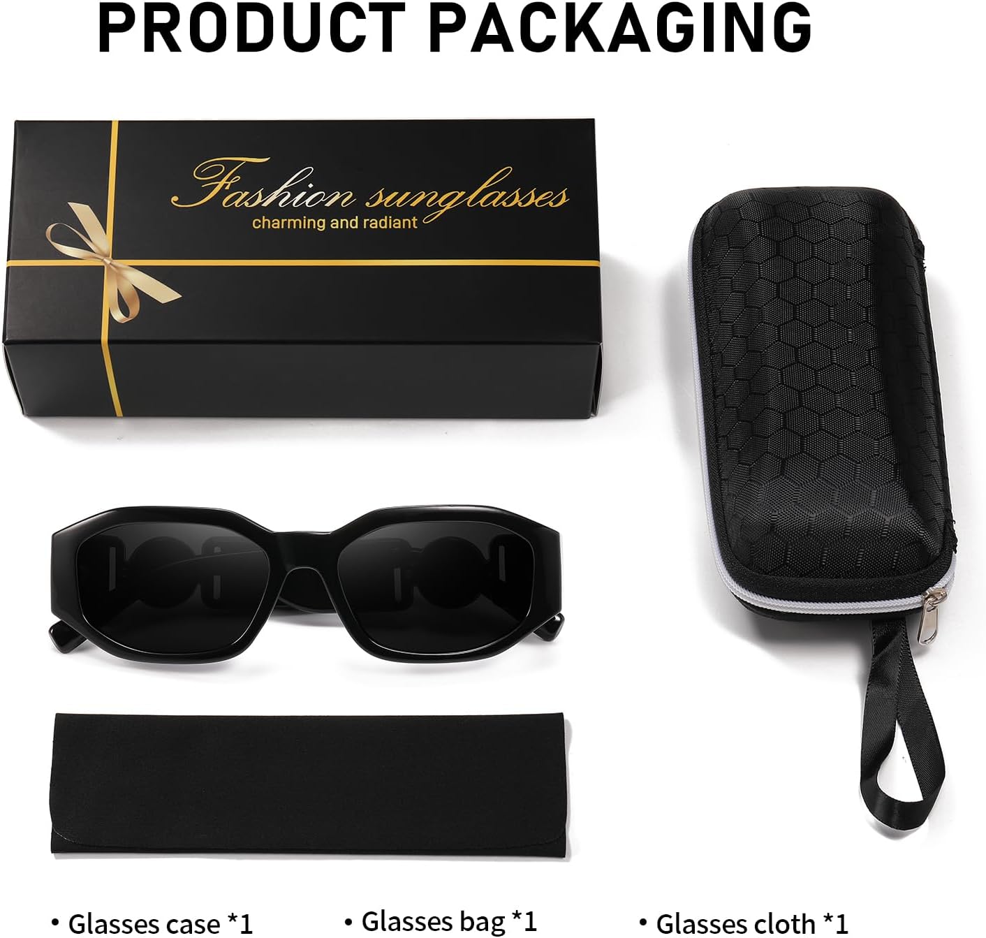 Vintage 90s Small Rectangle Sunglasses, Trendy Narrow Square Shades for Women and Men, UV Protection - Image 5