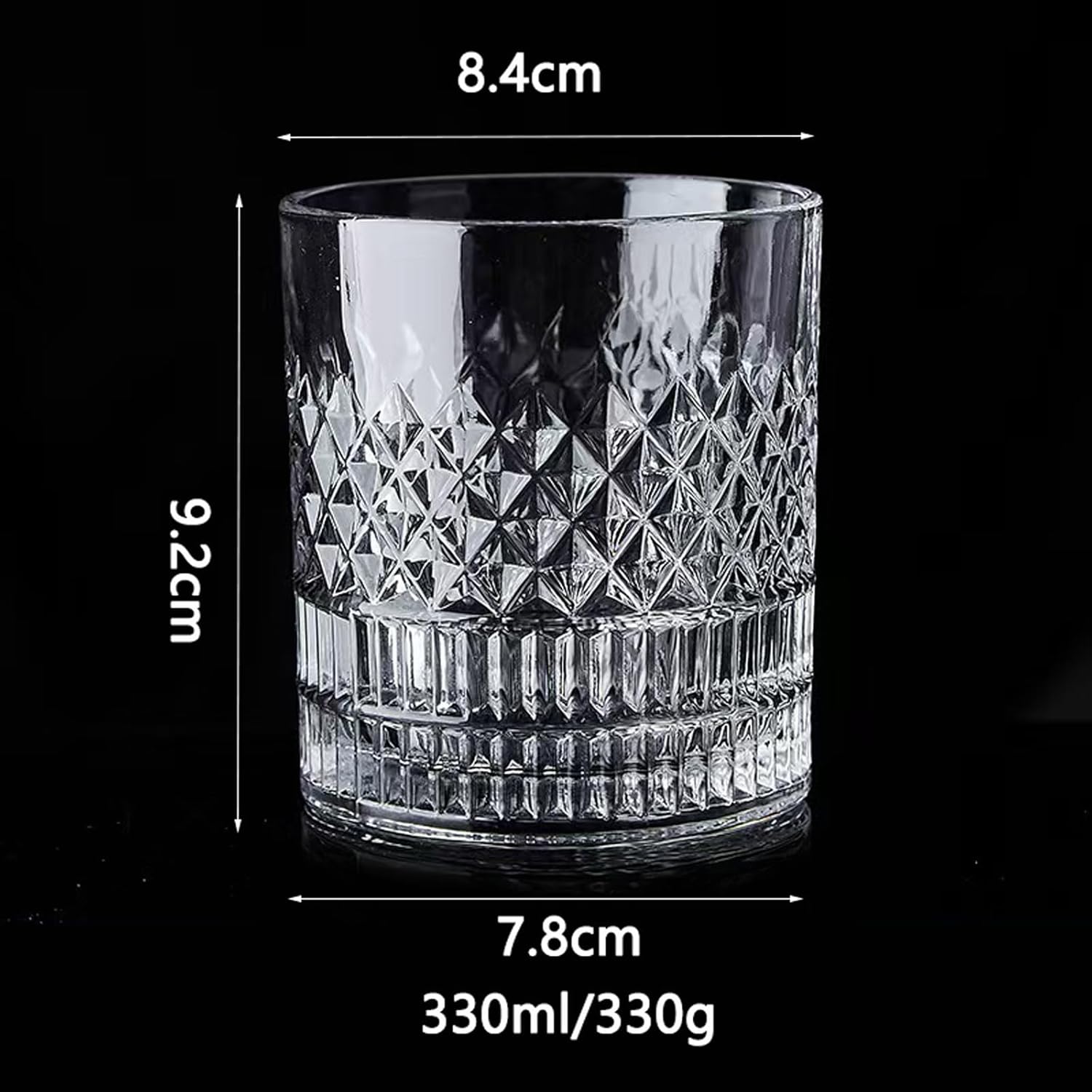 Old Fashioned Whiskey Glasses with Luxury Box - Classic Vintage Style, Gifts Ideas for Him, Dad, Husband, Friends, Perfect for Scotch, Bourbon, Liquor and Cocktail Drinks - Set of 2 - Men Gift - Image 6