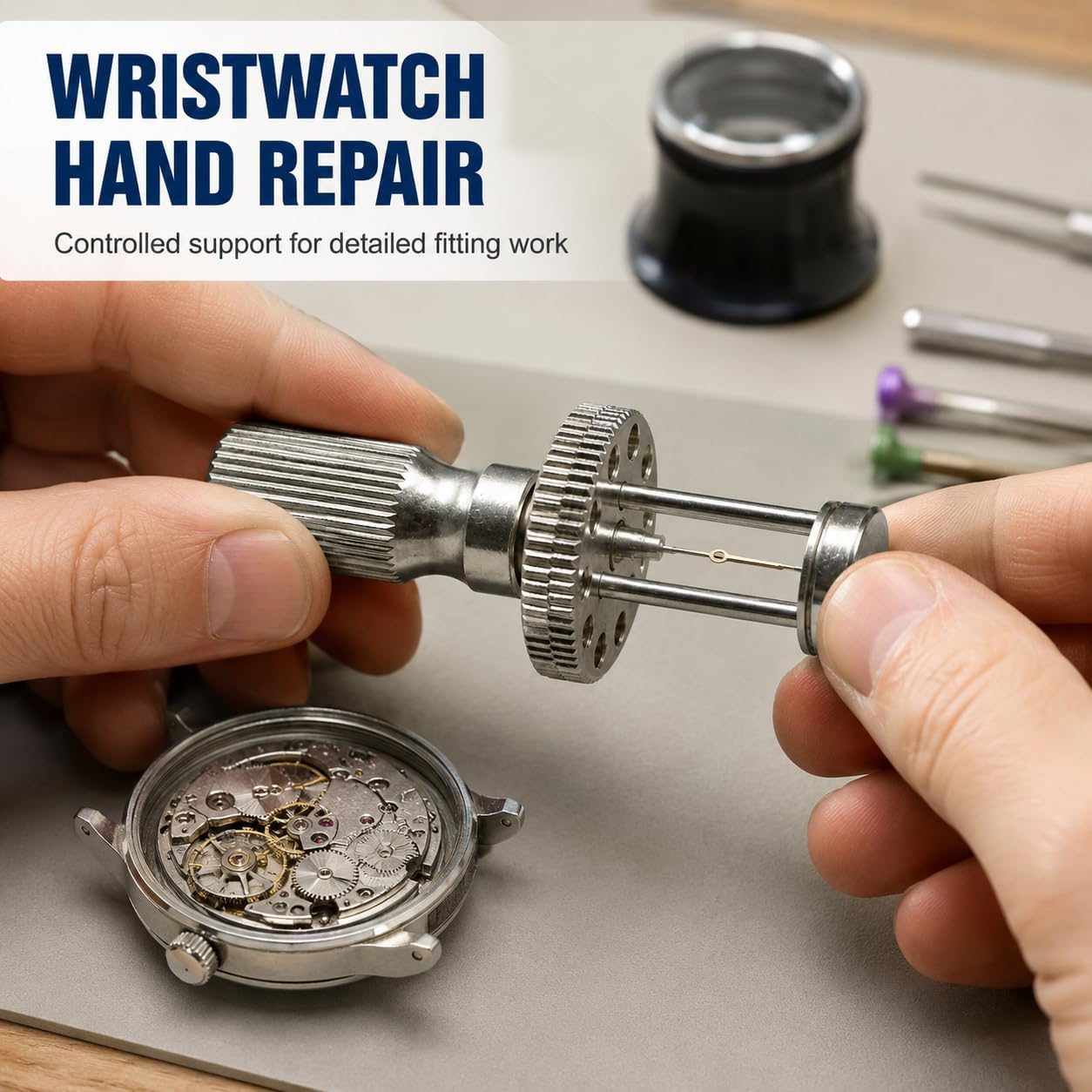 Watch Hand Broaching Tool for Wristwatch & Pocket Watch Hand Repair