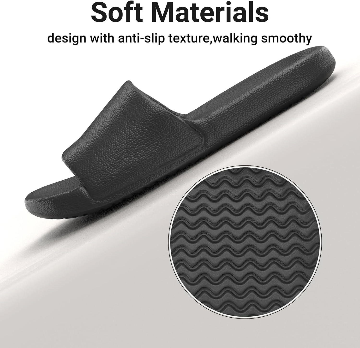 Shower Shoes for Women & Men - Non-Slip House Slippers - Cloud Comfort Slides - Quick-Dry, Arch Support - Perfect for Bathroom, Beach, Pool, Travel - Image 5