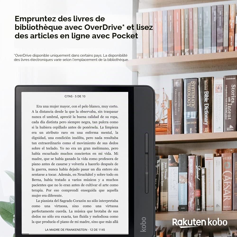 Rakuten Kobo Forma Lecteur e-Book Touch Screen 8 Go Wifi Noir (Reconditionné)