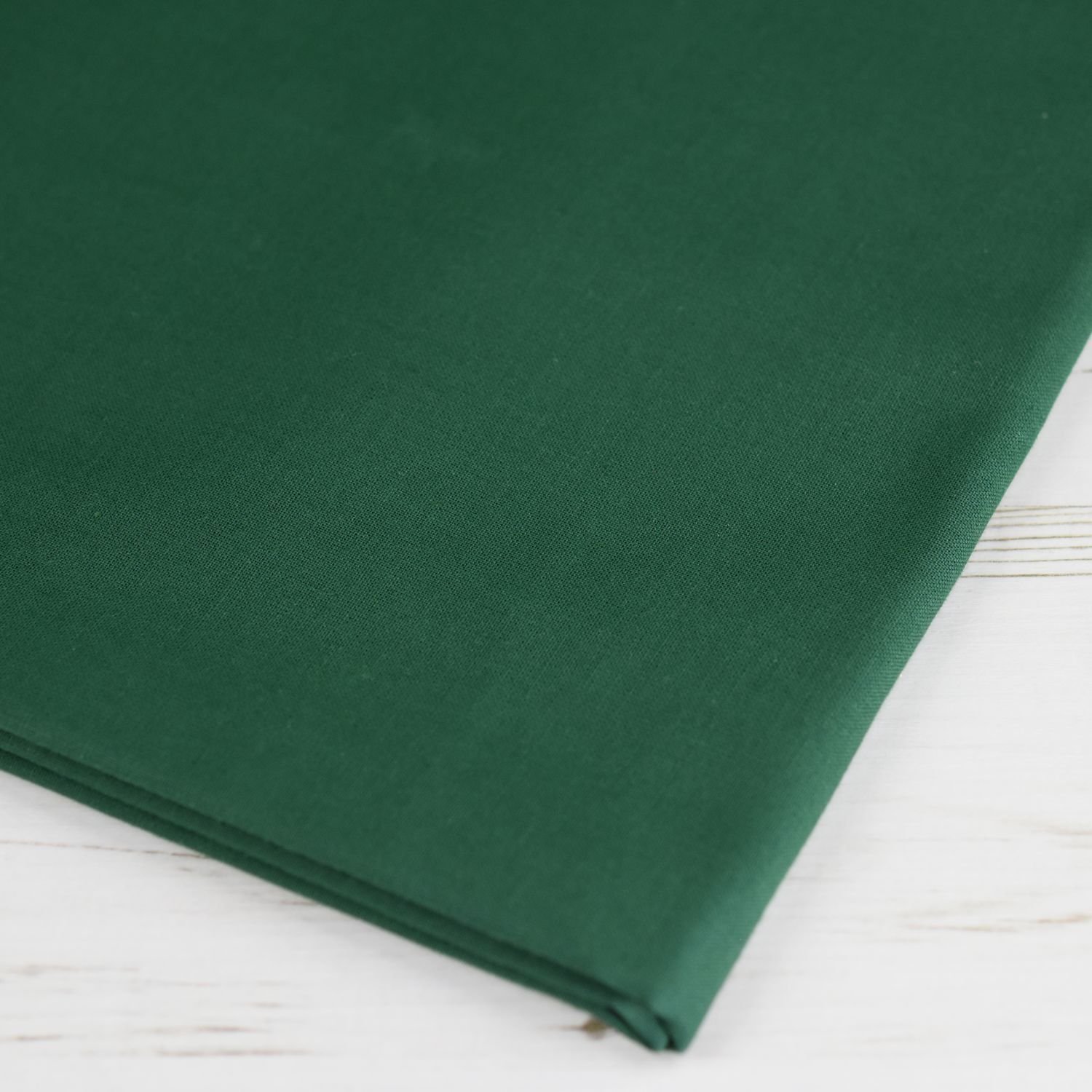 Plain Extra Wide Bottle Green 100% Cotton Craft Sheeting Quilting Lining Draping Bunting Woven Dress Fabric Material | 60" – 150 cm Wide | per Metre — image 1