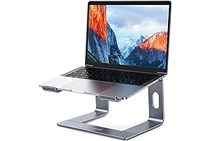 BESIGN LS03 Aluminum Laptop Stand - Space Gray: Elevate Your Workspace