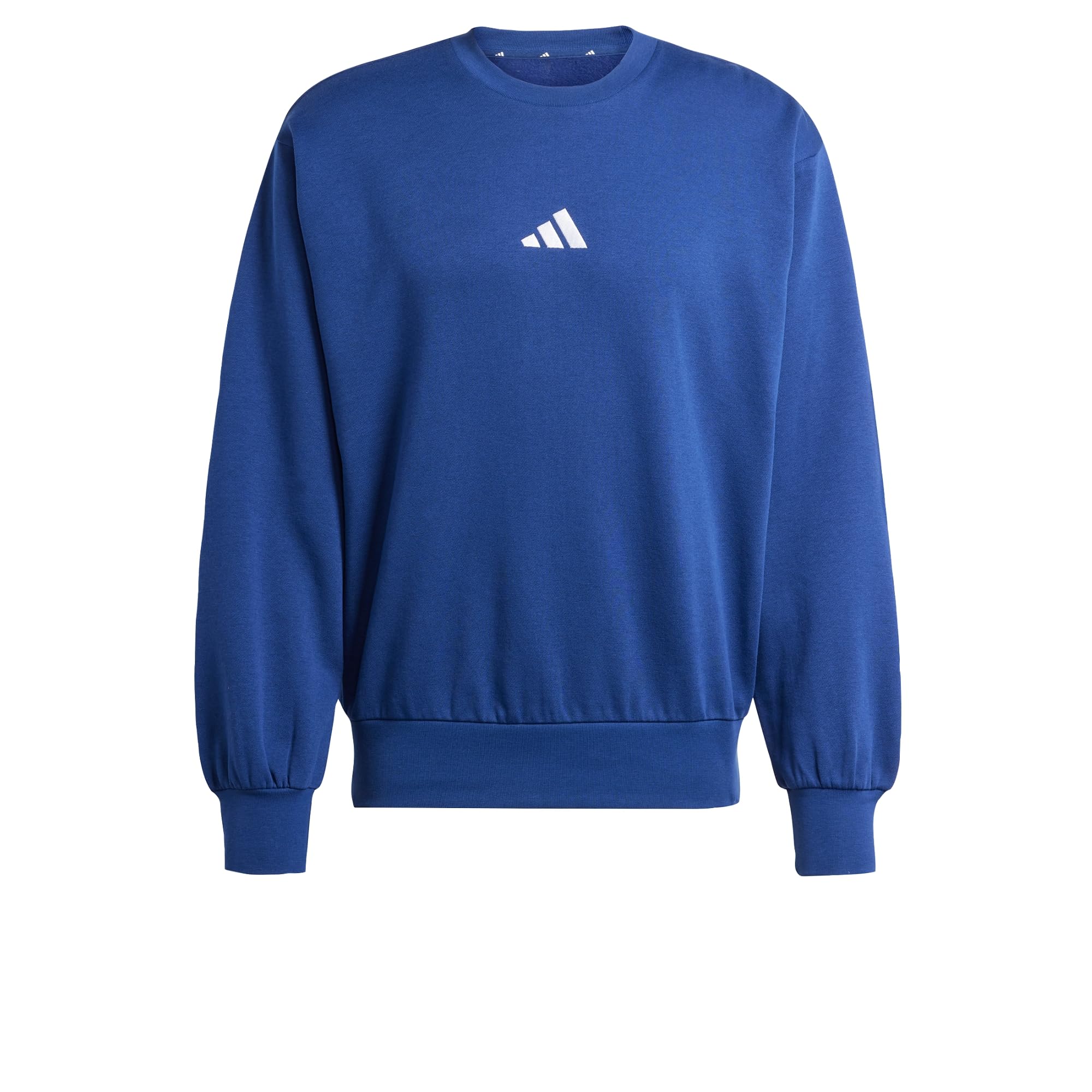 adidas Essentials Feelcozy Fleece Sweatshirt Dark Blue/White