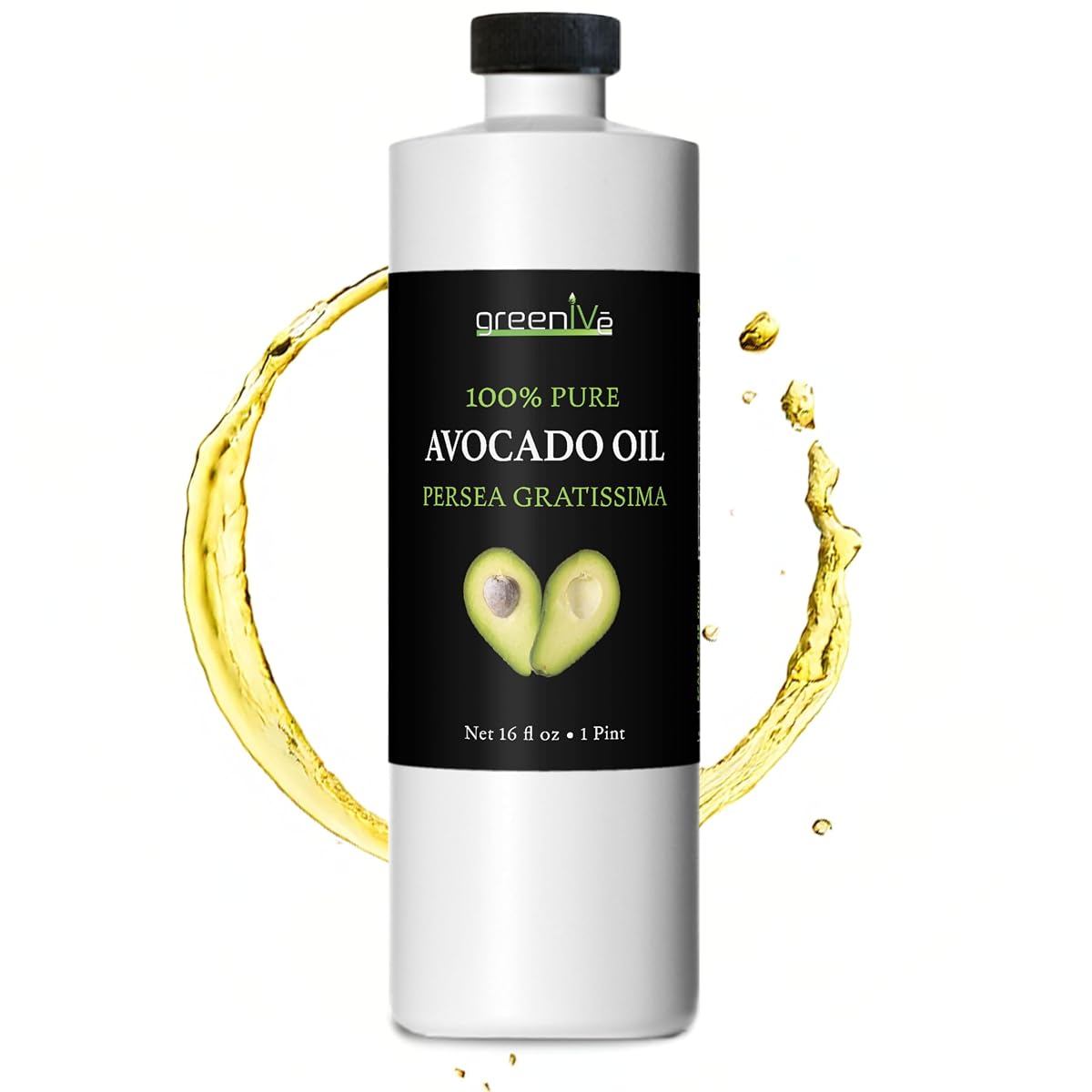 Zatural Avocado Oil - 100% Pure Cold Pressed Virgin Oil
