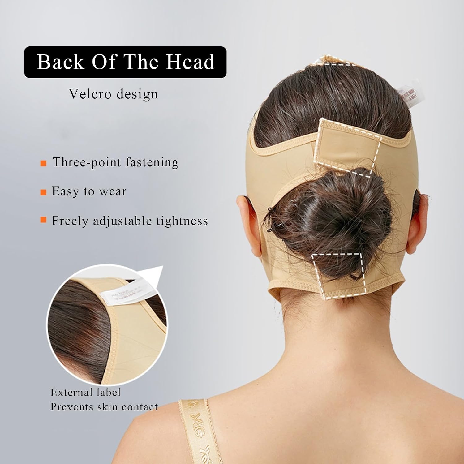 Face Toning Belts Facial Lifting Slimming Belt Adjustable Chin Stra For Sleeping Reusable V Line Lifting Mask(Medium)