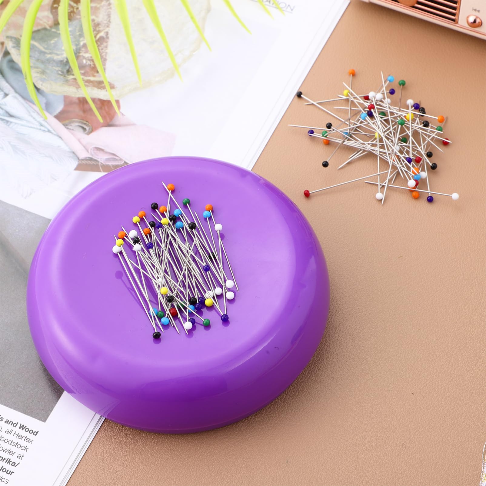 5stücke Magnetisches Nadelkissen Mit Positionierungsnadeln Multifunktionale Aufbewahrungslösung Für Nähzubehör Stark Magnetisch Und Robust Für Verschiedene Nähprojekte