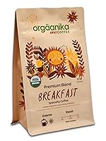 Vista 1 de New Orgaanika Andes Breakfast 12oz Mezcla de café gourmet Molido grueso Tostado medio Orgánico especial Mejor para prensa francesa y café