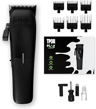 TPOB Mini Play Professional Hair Clippers Without Charge Stand (Black)