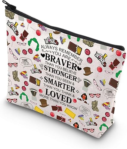 Miniatura 1 de WSNANG Willy - Bolsa de viaje reutilizable con diseño musical de The Chocolate Factory Wonka, regalo para fanáticos de Wonka, regalo para amantes