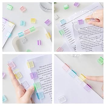 Amazon | nalaina クリップ スライドクリップ ブッククリップ 30