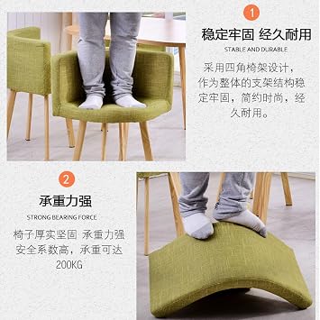 Kitchen Round Table Chairs Set of 4, Small Office Conference Room Table Set with 4 Chairs, Coffee Table and Chair Combination Balcony Living Room Dining Table, Used for Living Room and Kitchen Rest (