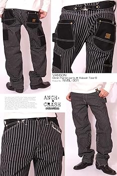 VANSON バンソン ウォバッシュパンツ Amazon.co.jp: (バンソン) VANSON デニム ペインターパンツ