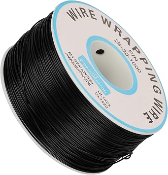 POCREATION 30Awg 0.25Mm Copper Wire, Breadboard Wires Fine Electronics Wire Klingeldraht 0, 03 Draht 0.03 Draht Flexible Insulation Jumper Wire, Cable 0 25Mm, Cable 0 25Mm, Elektriciitskabel,