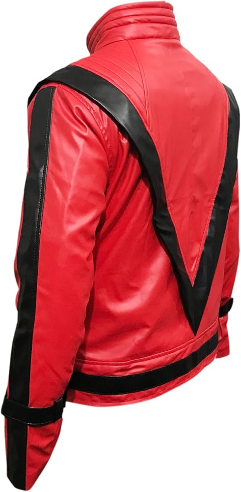 Amazon.com: Flesh Hide FH Kid's Red and Black Thriller Jacket (US