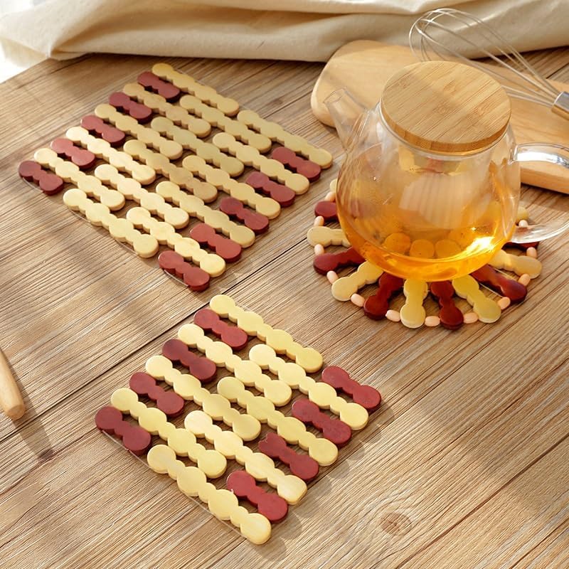 98578 コースターオフィスティーカップ装飾マットホームダイニングマット断熱マットキッチンテーブル