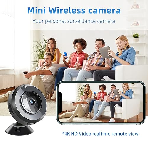 Miniatura 3 de Cámara espía oculta para espiar Mini WiFi 1080P inalámbrica niñera cámara con video pequeña cámara de seguridad de vigilancia para automóvil hogar