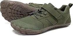 Calçados Descalços Masculinos Com Biqueira Larga E Sem Queda, Para Corrida De Trilha, Cross-Trainer, Luta Livre, Boxe, Levantamento Peso, Caminhada, Verde Militar, Tamanho 8,5