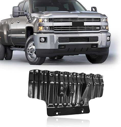 CarPartsDepot Protector contra salpicaduras del motor delantero para Chevy Silverado GMC Sierra 2500 3500 2011-2019 2011-2019 GM1228166