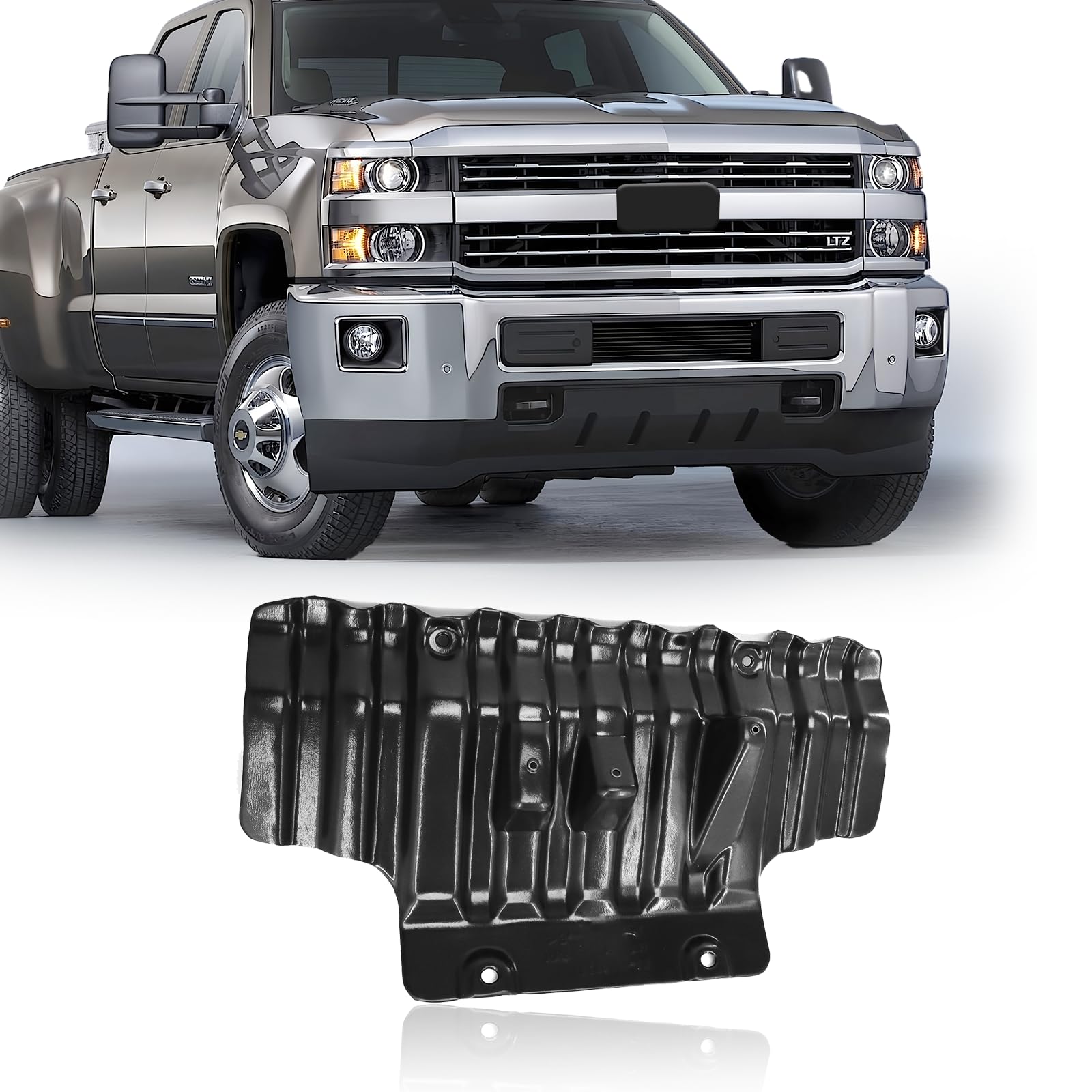 Engine Splash Shield for 2011-2019 Chevy Silverado GMC Sierra 2500HD 3500HD