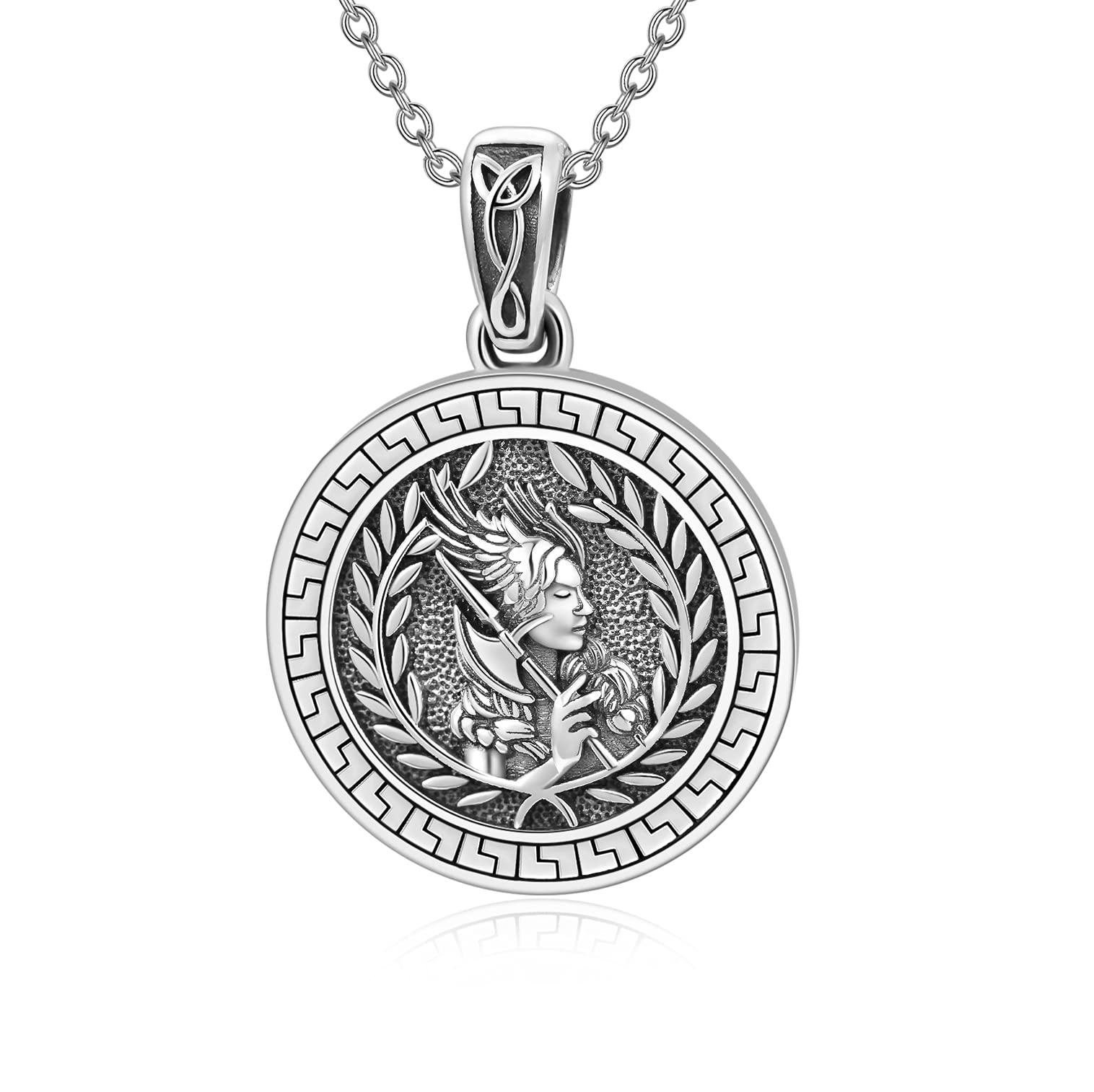 SIMONLYGoddess Necklace for Women 925 Sterling Silver Egyptian Goddess Necklace Ancient Egypt Jewelry Mother Gifts for Her