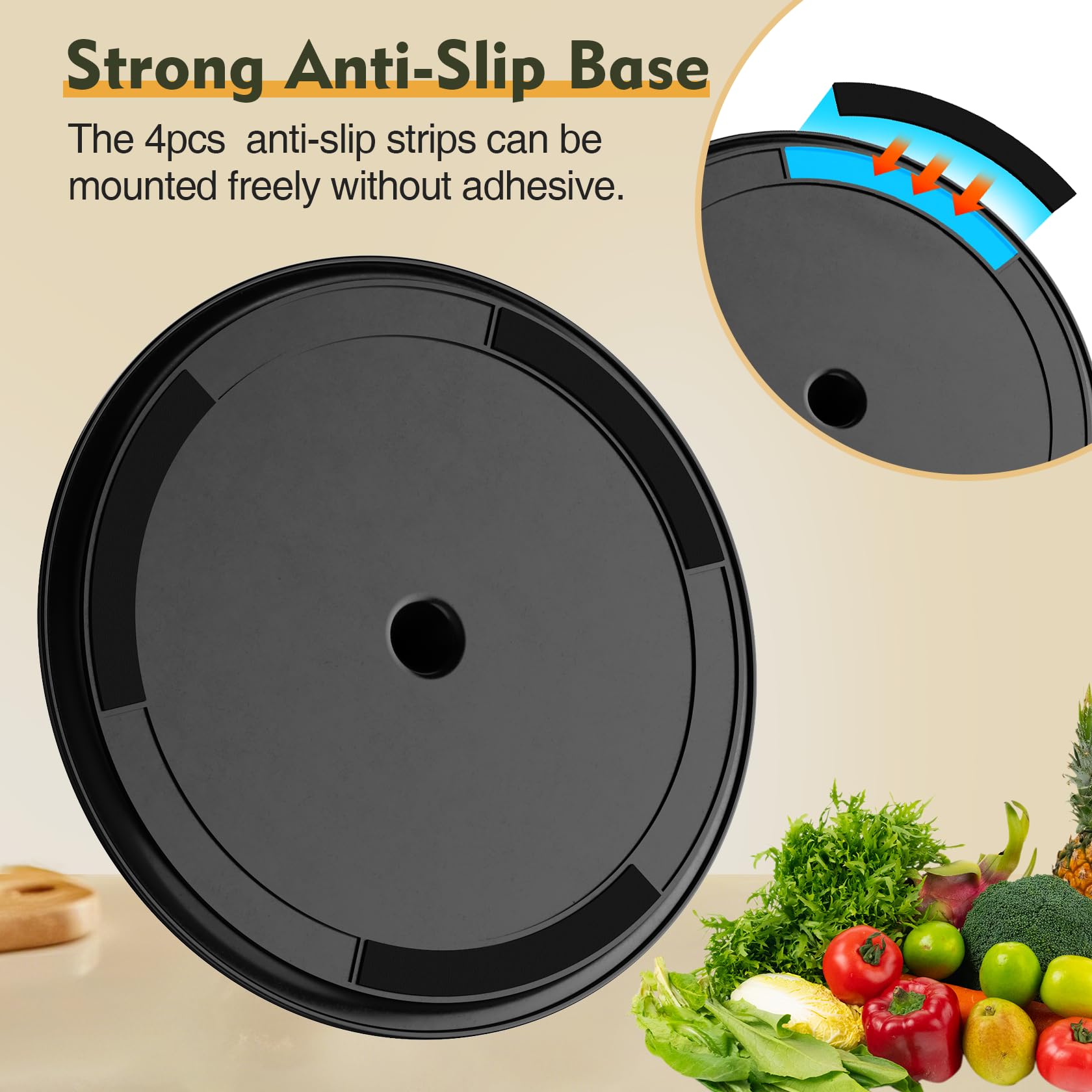 RDRVA Chicken Shredder,Visible Meat Shredder Grinder Machine,Chicken Shredder Tool Twist with Anti-Slip & Dishwasher Washable, Ergonomic Handle Suitable for Steak Pork Chicken Breast (Black)