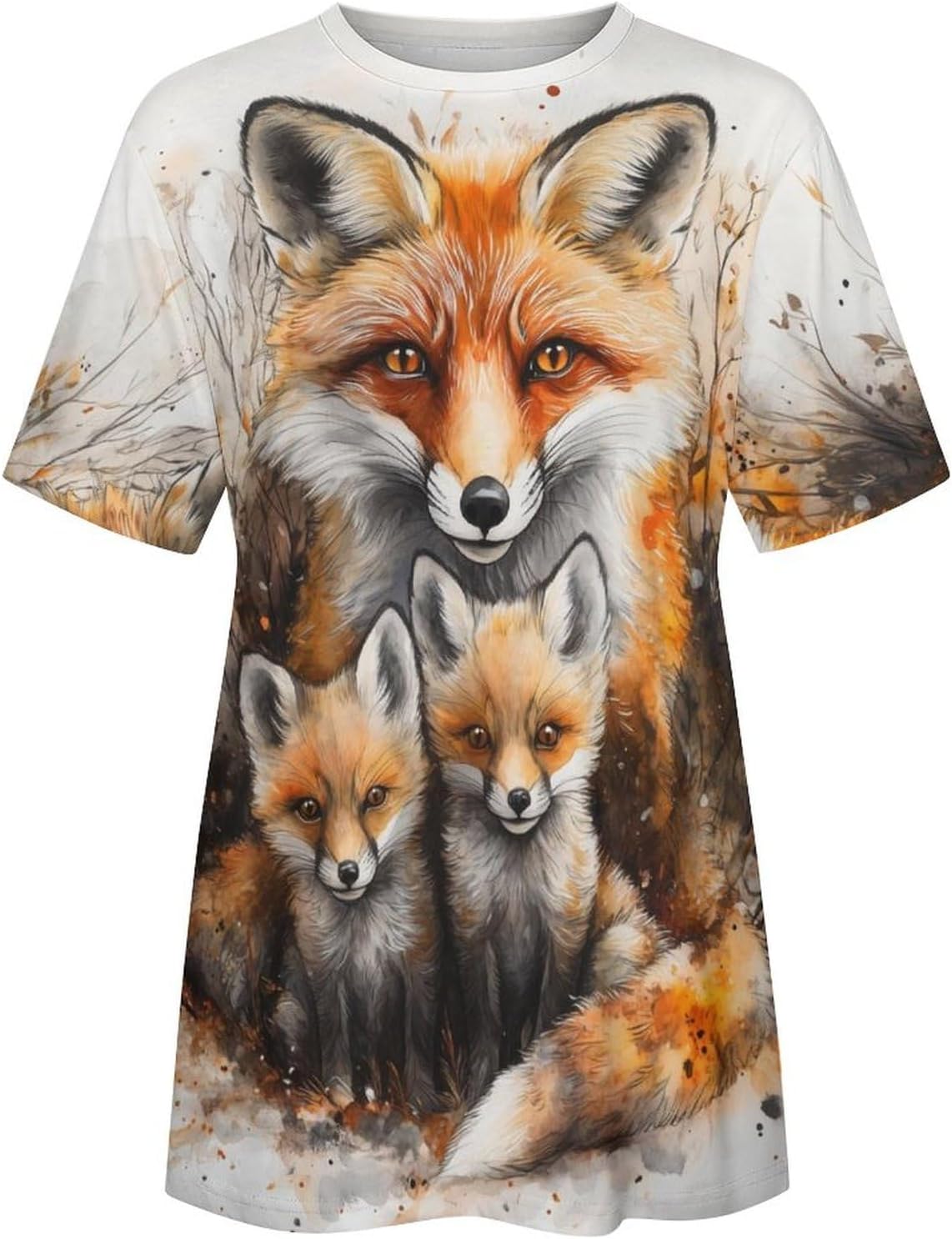 Mothers Day Shirt Animals Print Funny Casual Soft Comfy Short Sleeve Cotton Oversized Mama Daughter Matching Shirts - Image 3