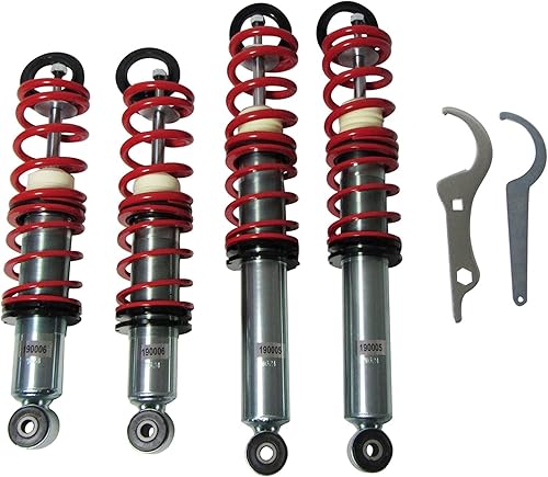 JOM - Kit de reducción de suspensión helicoidal ajustable compatible con Mazda Miata MX-5 MX5 NA NB 90-05