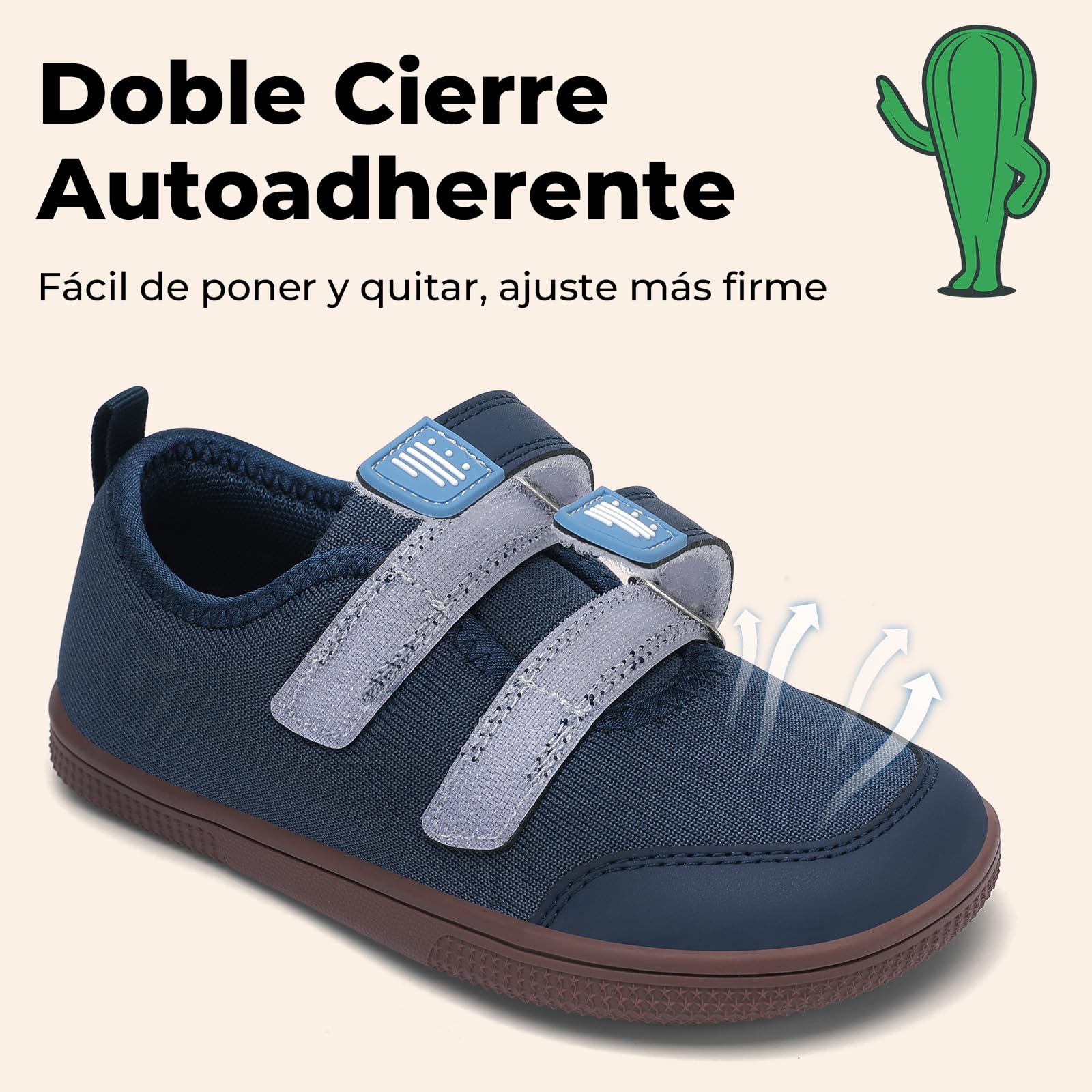 SAGUARO Zapatillas Barefoot para Niños — Deportivas Minimalistas para Uso Diario, Colegio, Juego y Deporte,Gr.25-35