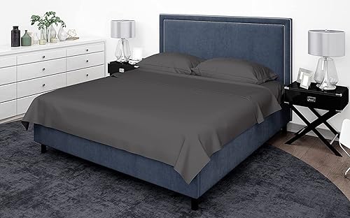 Juego de sábanas de 800 hilos y 4 piezas, 100% algodón egipcio, duraderas, para colchones de hasta 12 pulgadas de profundidad, ligeras,