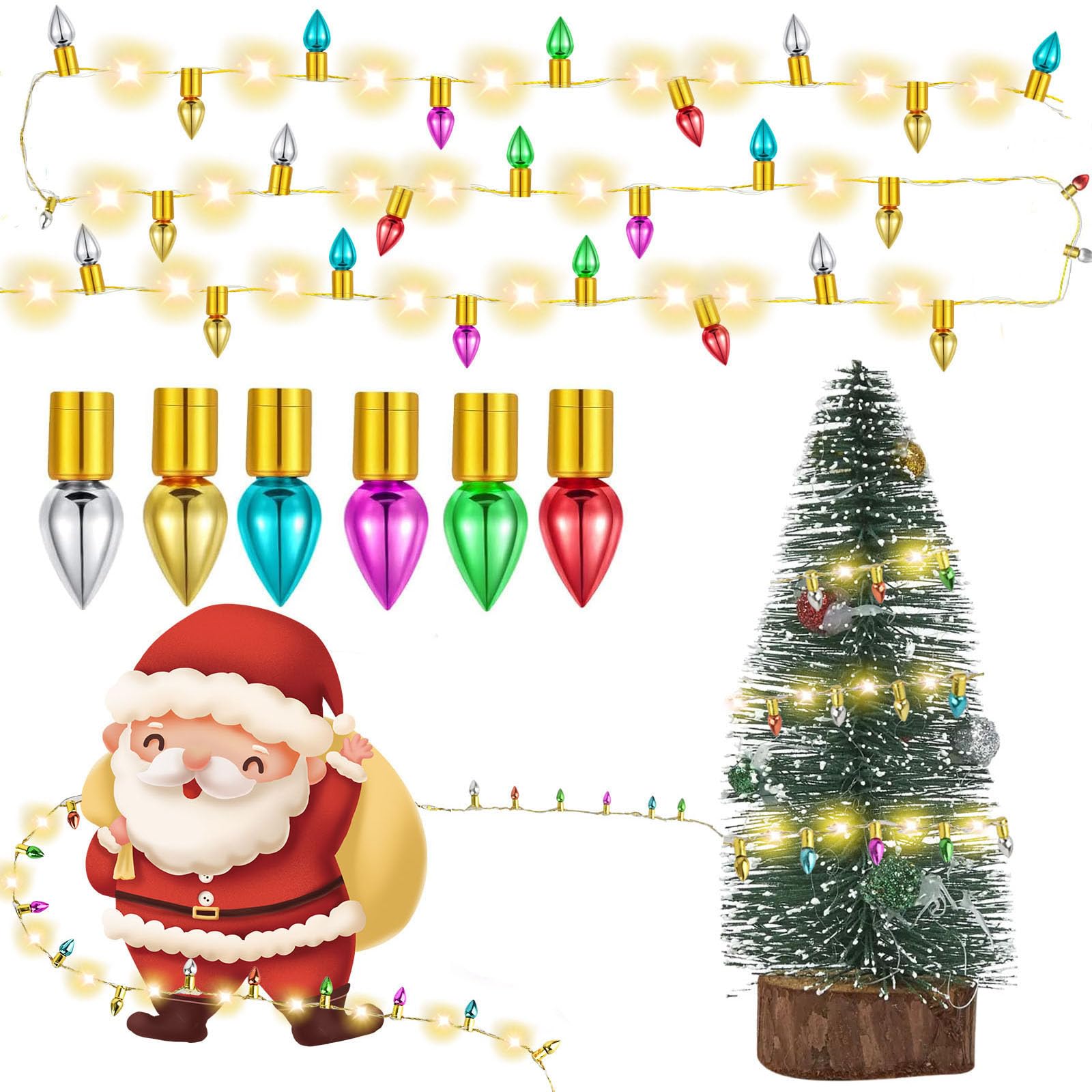 DICTROLUX - Catena Luminosa Con App 400 Led Rgb color - Decorazione na – On Line Happy Casa Store
