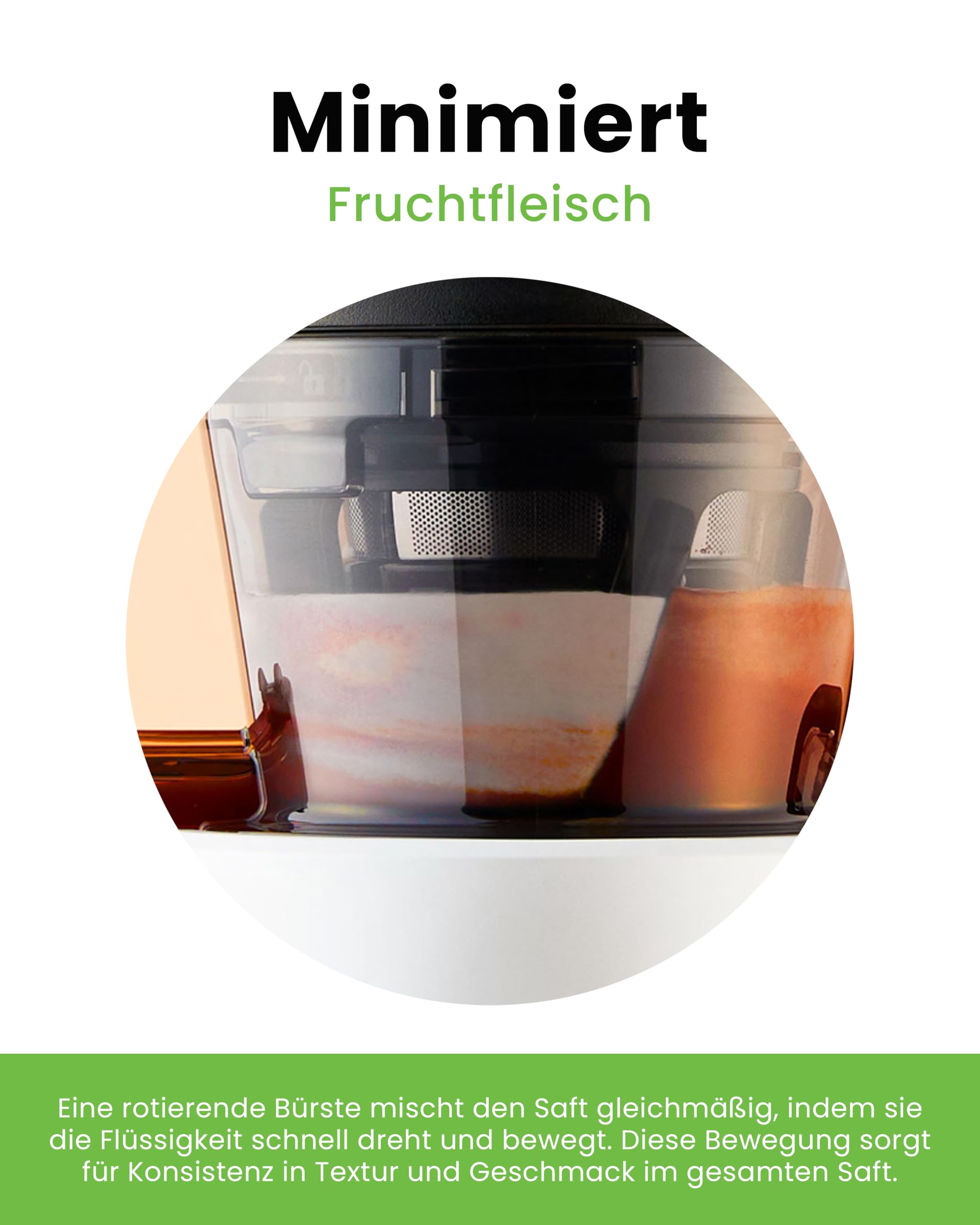 Hurom Slow Juicer | Entsafter Gemüse und Obst | H320N | Elektrische Kaltpresse | Ruhiger Motor | Leicht zu Reinigen mit Großem Behälter und Siebfilter 2L | 200 Watt | BPA Frei | Schwarz
