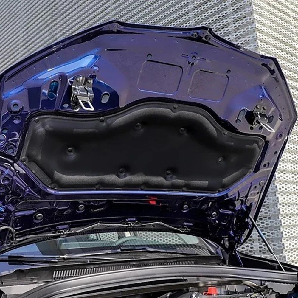 Cotone Isolante Acustico per Cofano Anteriore Auto per BMW X1 F48 2019-2023,Isolamento del Cofano del Cofano, Isolamento Acustico del vano Motore