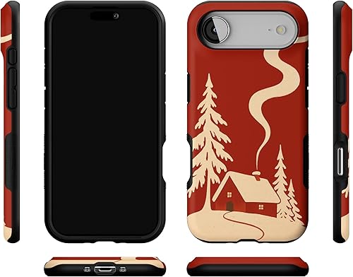 Miniatura 5 de Casely Funda para iPhone 17 Air Nevado Acogedor invierno vacaciones de Navidad Compatible con MagSafe Diseño protector audaz