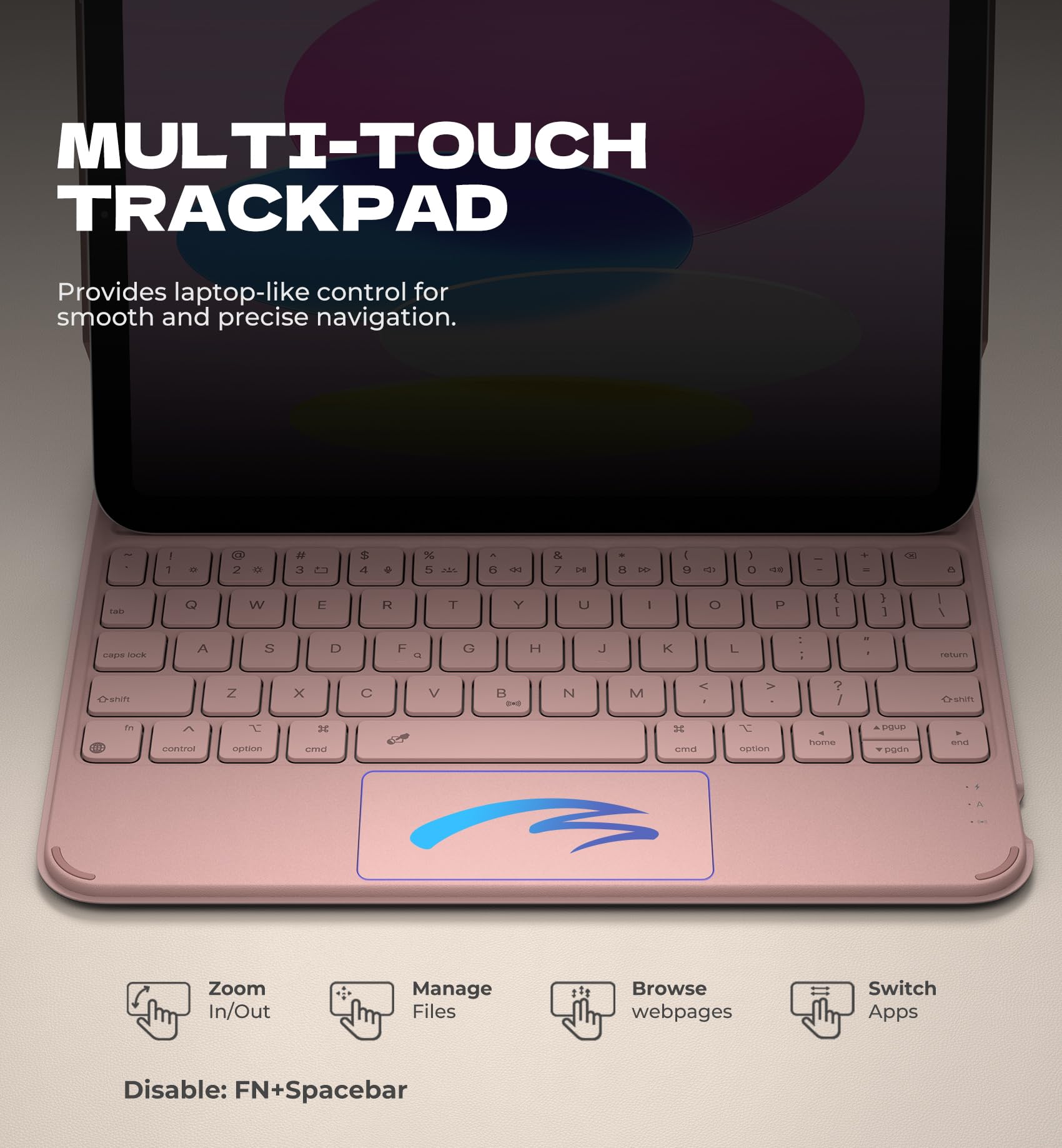 Étui avec clavier pour iPad A16 11e génération 2025 - 10e génération Étui avec clavier pour iPad A16 11e génération 2025 - 10e génération