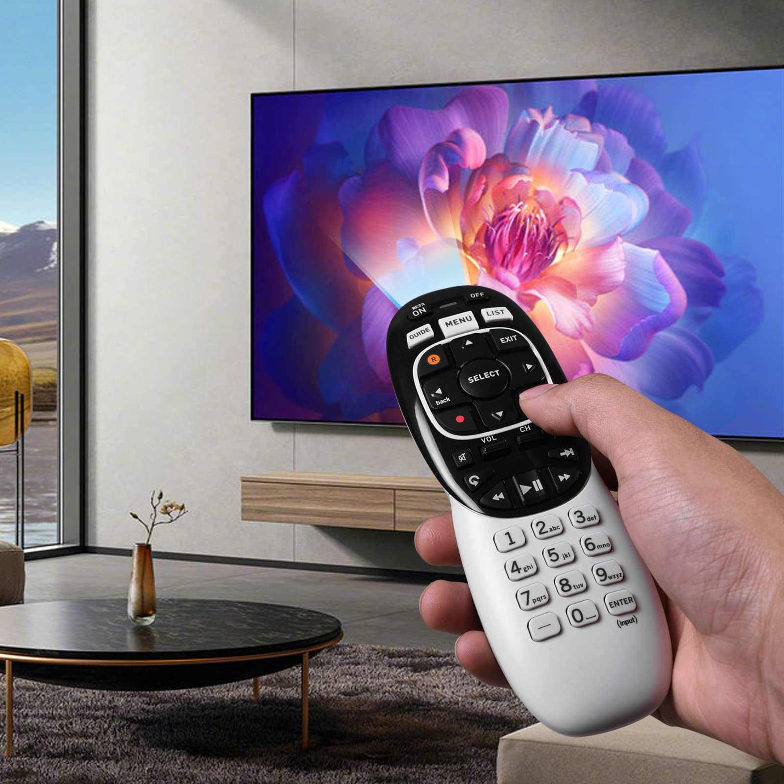 Uniwersalny zamiennik pilota zdalnego sterowania RC73 IR/RF kompatybilny z DirecTV HR20 HR21 HR34 HR44 HR54 DVR odbiornik anteny satelitarnej