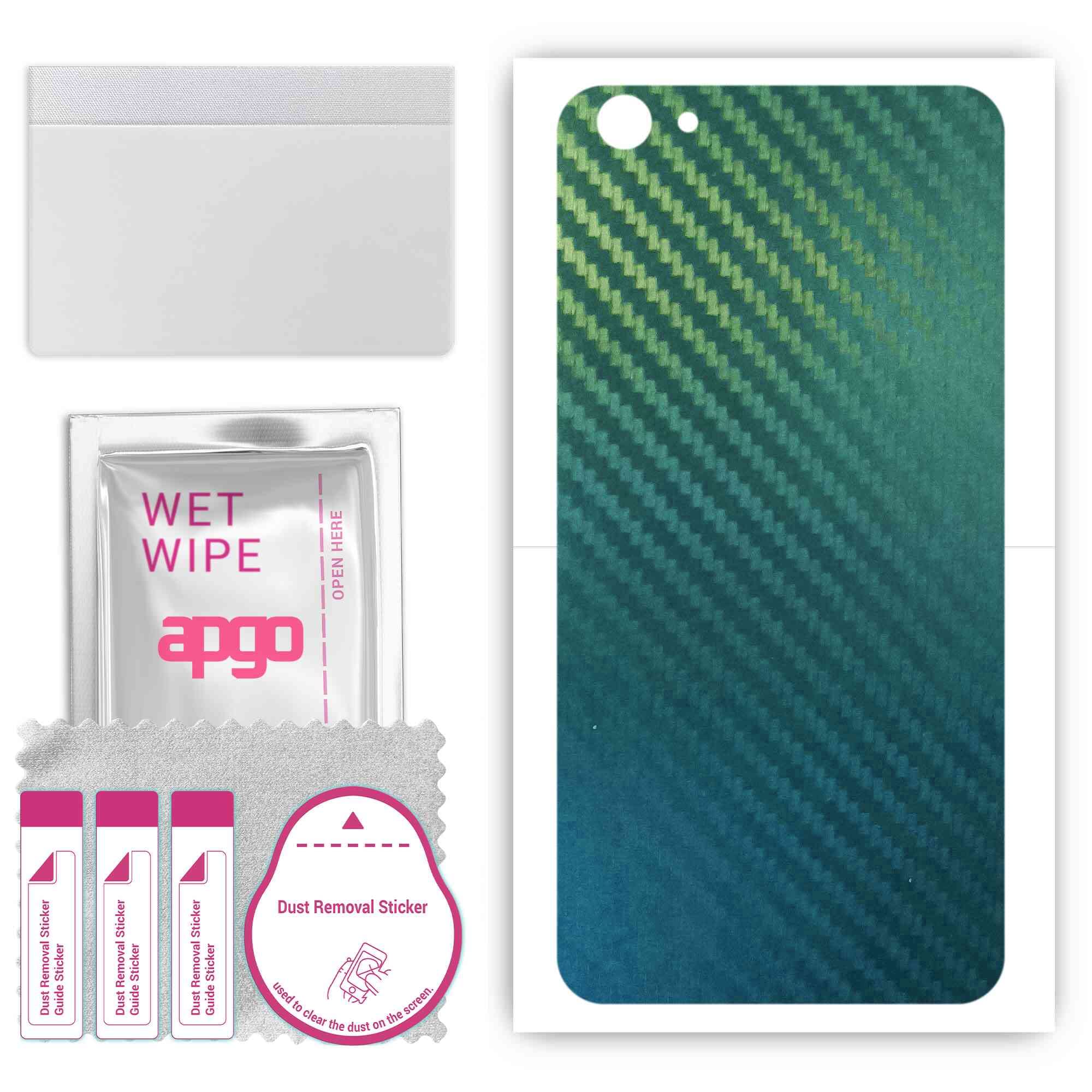 Skin Protection Motorola Moto G9 Plus - Motif Caméléon Carbone - Anti-rayures Et Adhérence