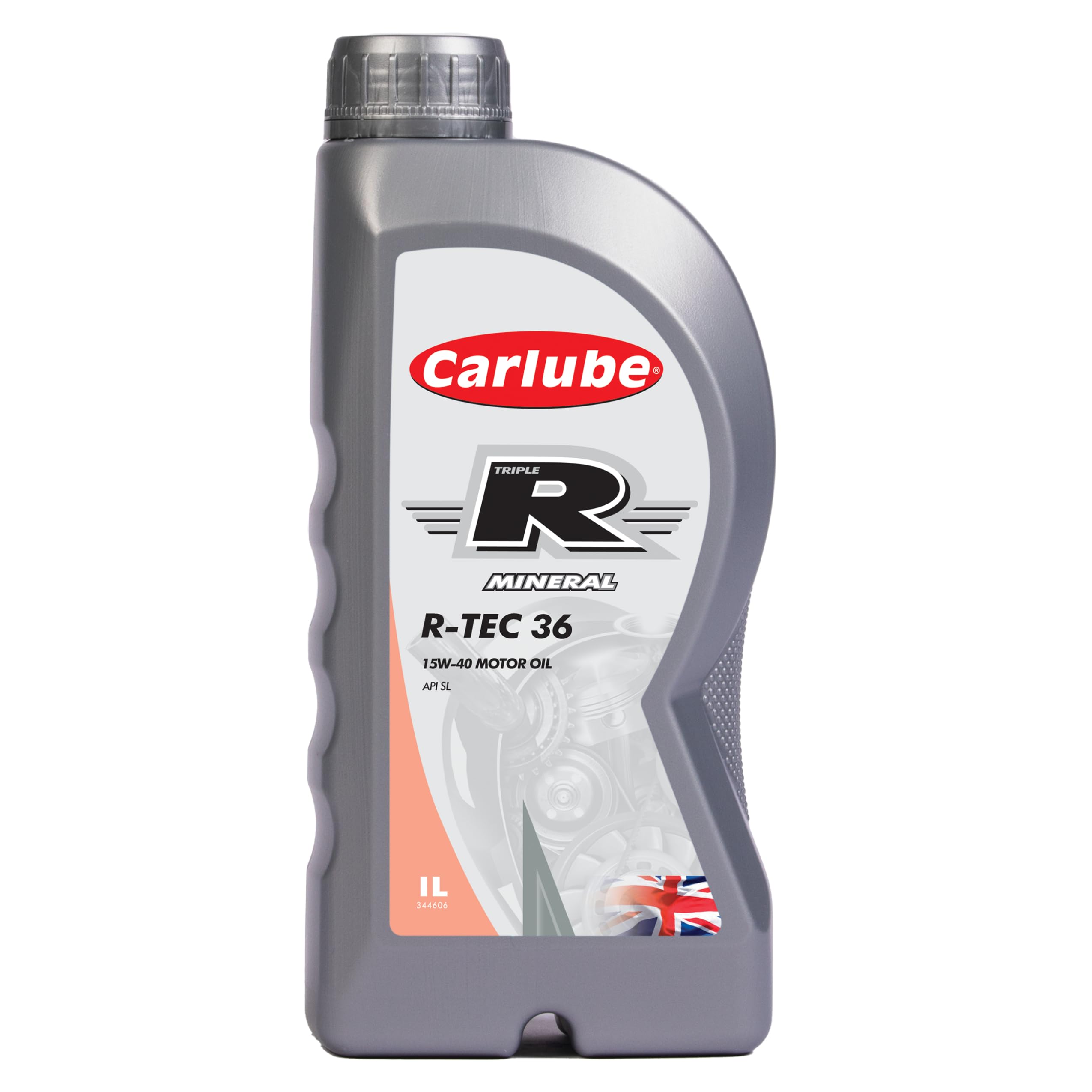 Carlube Triple R 15W-40 API SL/CF Mineral Oil R-TEC 36 1L