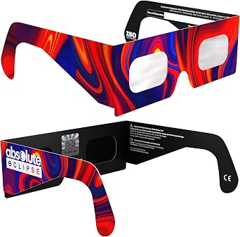 Absolute Eclipse Goo Solar Eclipse Glasses   ISO 12312-2 Tested & CE Certified   EU Manufacturer   2-PACK Couple Pack   2026 Eclipse Europe