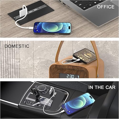 Miniatura 6 de Adaptador Lightning a 30 pines, certificado MFi de Apple, paquete de 2 conectores de 8 pines macho a hembra de 30 pines con cable cargador Lightning