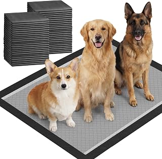 Charcoal Dog Pads, XXL 30"x36", All Edge-Wrapped, Odor-Control Thick Pad