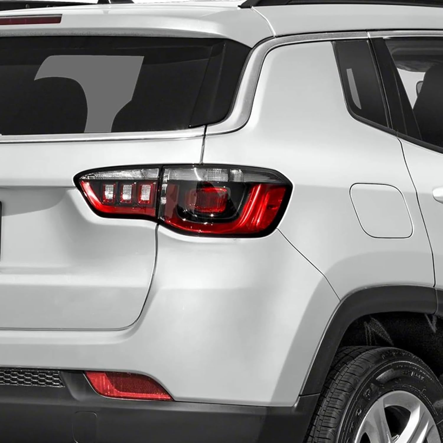 RH Outer Tail light Assembly Compatible with 2022-2024 Jeep Compass Halogen Tail Lamp Right Passenger Side
