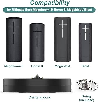 MEGA BOOM 3と MEGABOOM3専用 充電台 各2セット MEGA BOOM 3と MEGABOOM3専用 充電台 各2セット MEGA BOOM 3と