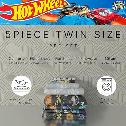 Miniatura 560 de Franco - Juego de edredón y sábanas supersuaves con funda, para niños, 7 piezas, tamaño matrimonial, Five Nights at Freddy's Cinco noches en Freddy's