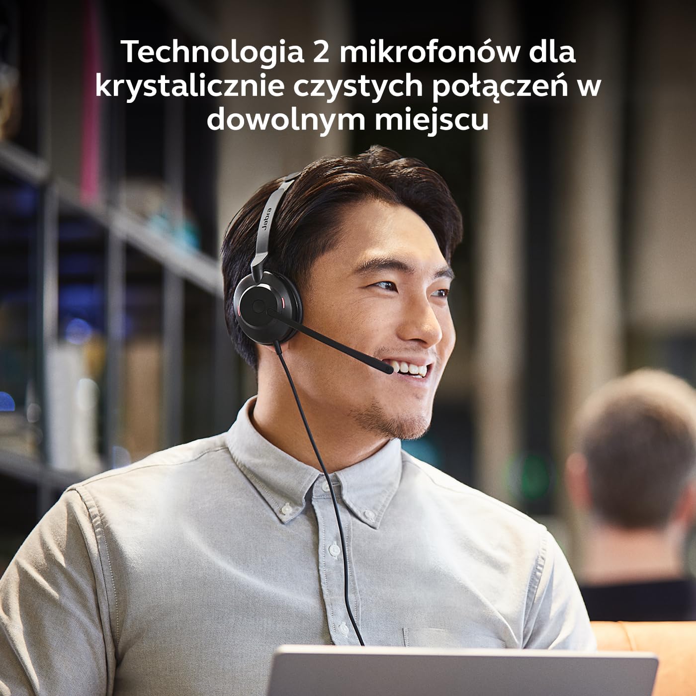 Jabra Evolve2 30 SE - USB-A/USB-C - przewodowy podwójny zestaw słuchawkowy certyfikowany dla platform UC
