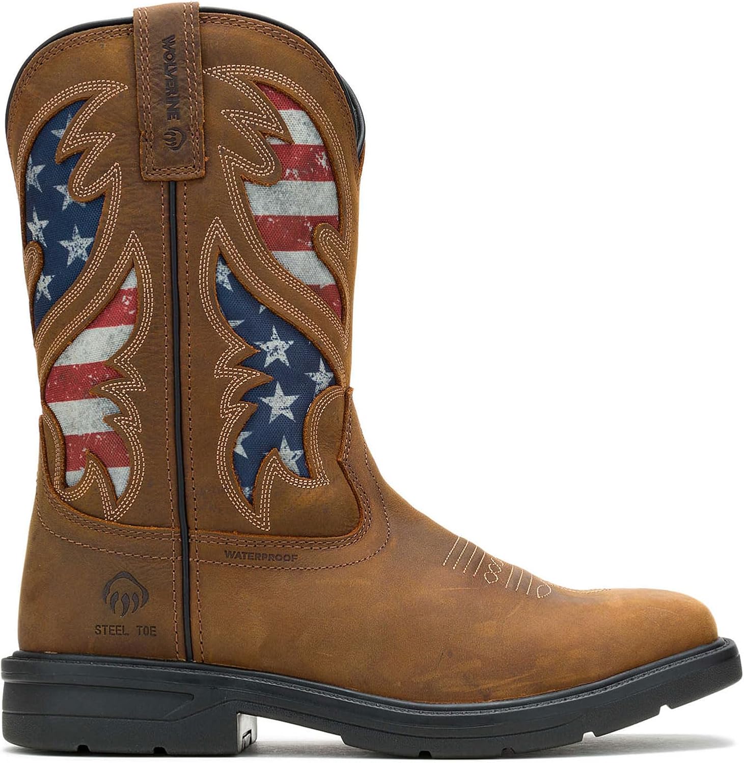 Wolverine Rancher Flag Steel Toe Wellington