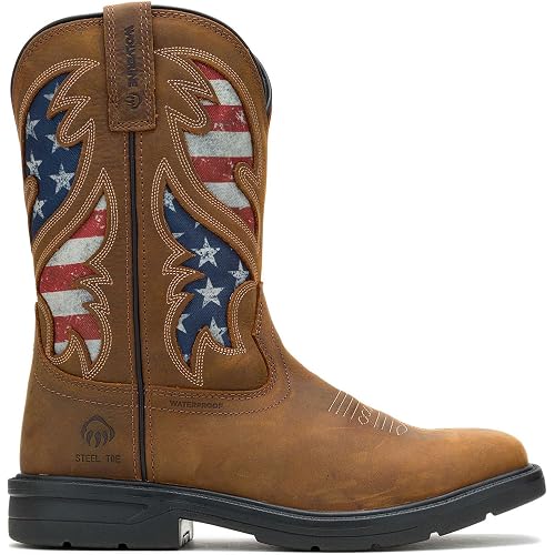 Wolverine Rancher Flag Steel Toe Wellington