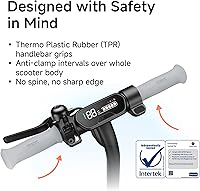 Vista 19 de Segway Ninebot eKickScooter - Electric Scooter for Kids 6-14, w/t Adjustable Handlebar Height (Only C2 Pro) for Riders up to 132 lbs, Includes New