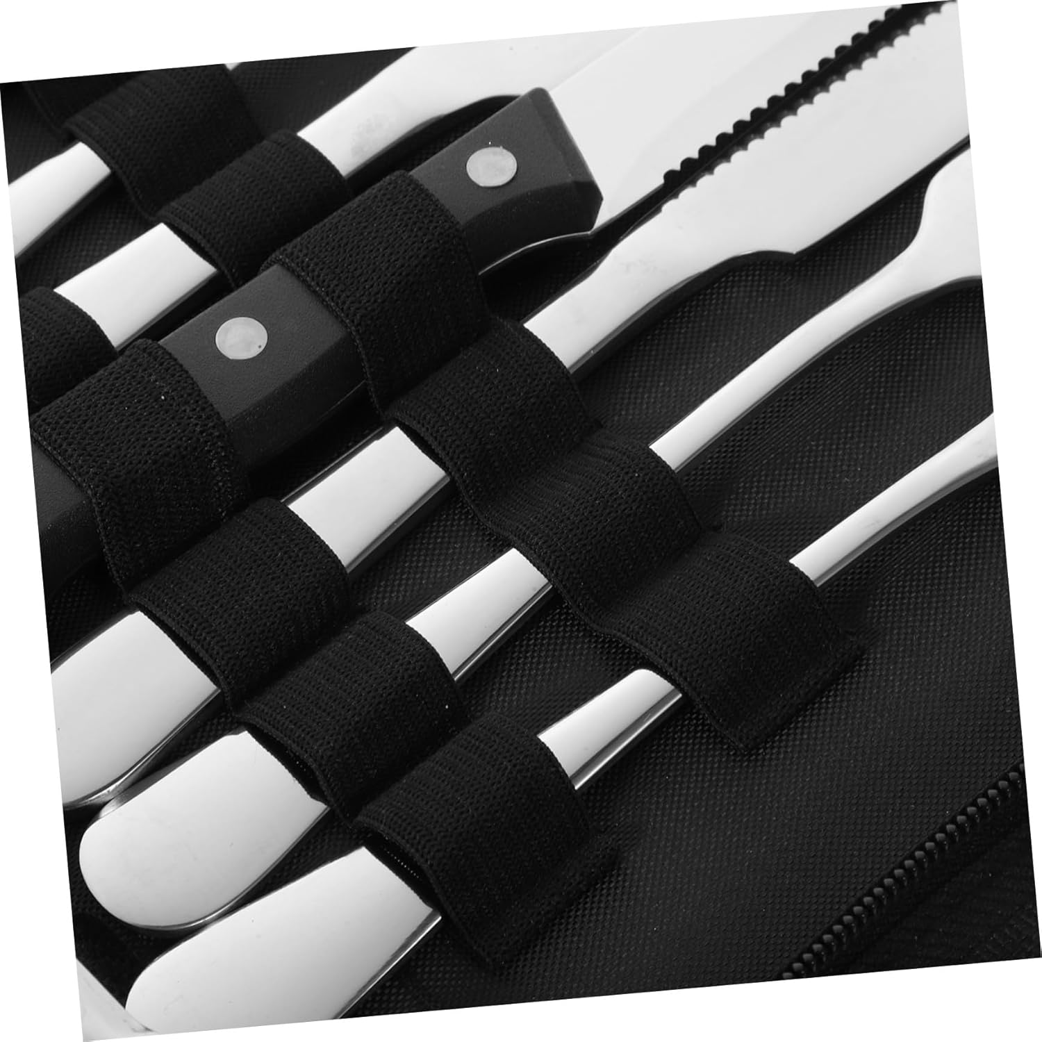 Stainless Steel Camping Cutlery Set Picnic Utensils Storage Bag Multi-function Outdoor Tableware for Camping Fishing Travel